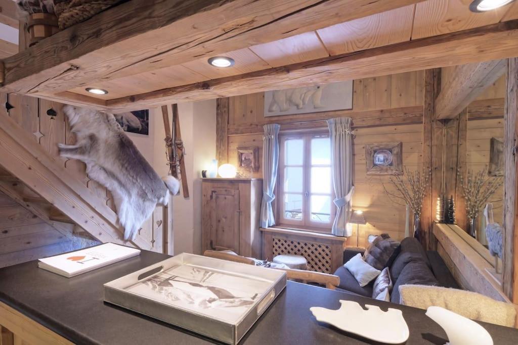 شقة Duplex Chaleureux Au Coeur De Megeve 2 P المظهر الخارجي الصورة