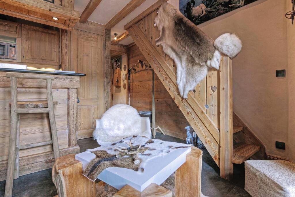 شقة Duplex Chaleureux Au Coeur De Megeve 2 P المظهر الخارجي الصورة