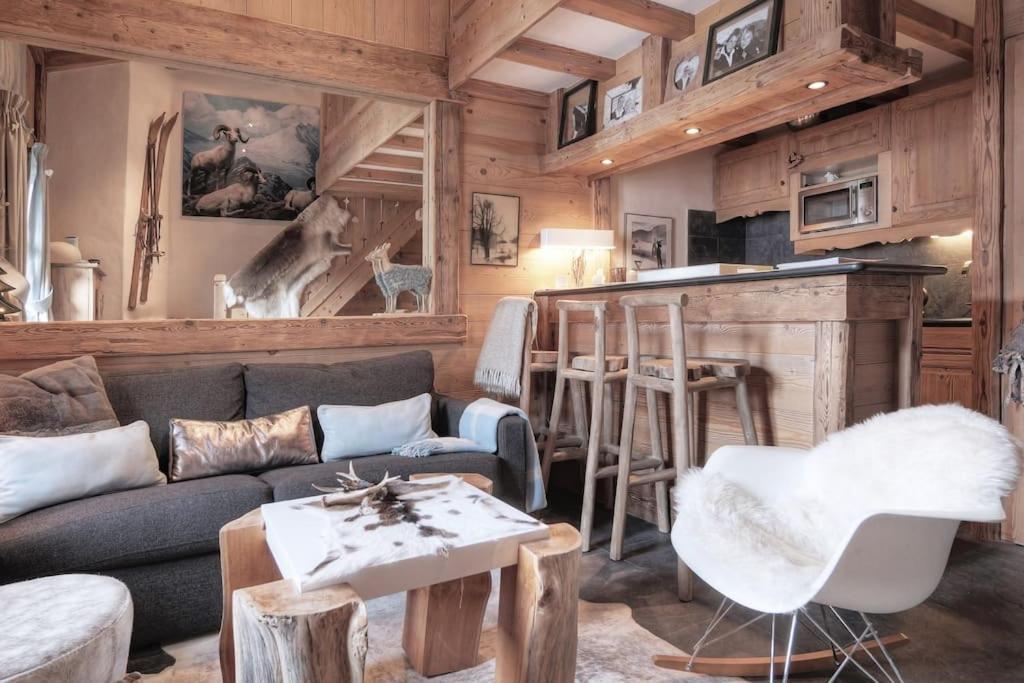 شقة Duplex Chaleureux Au Coeur De Megeve 2 P المظهر الخارجي الصورة